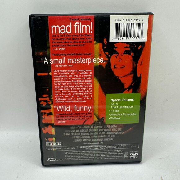 What Have I Done to Deserve This DVD Movie NR NTSC Genius Entertainment - Picture 2 of 4